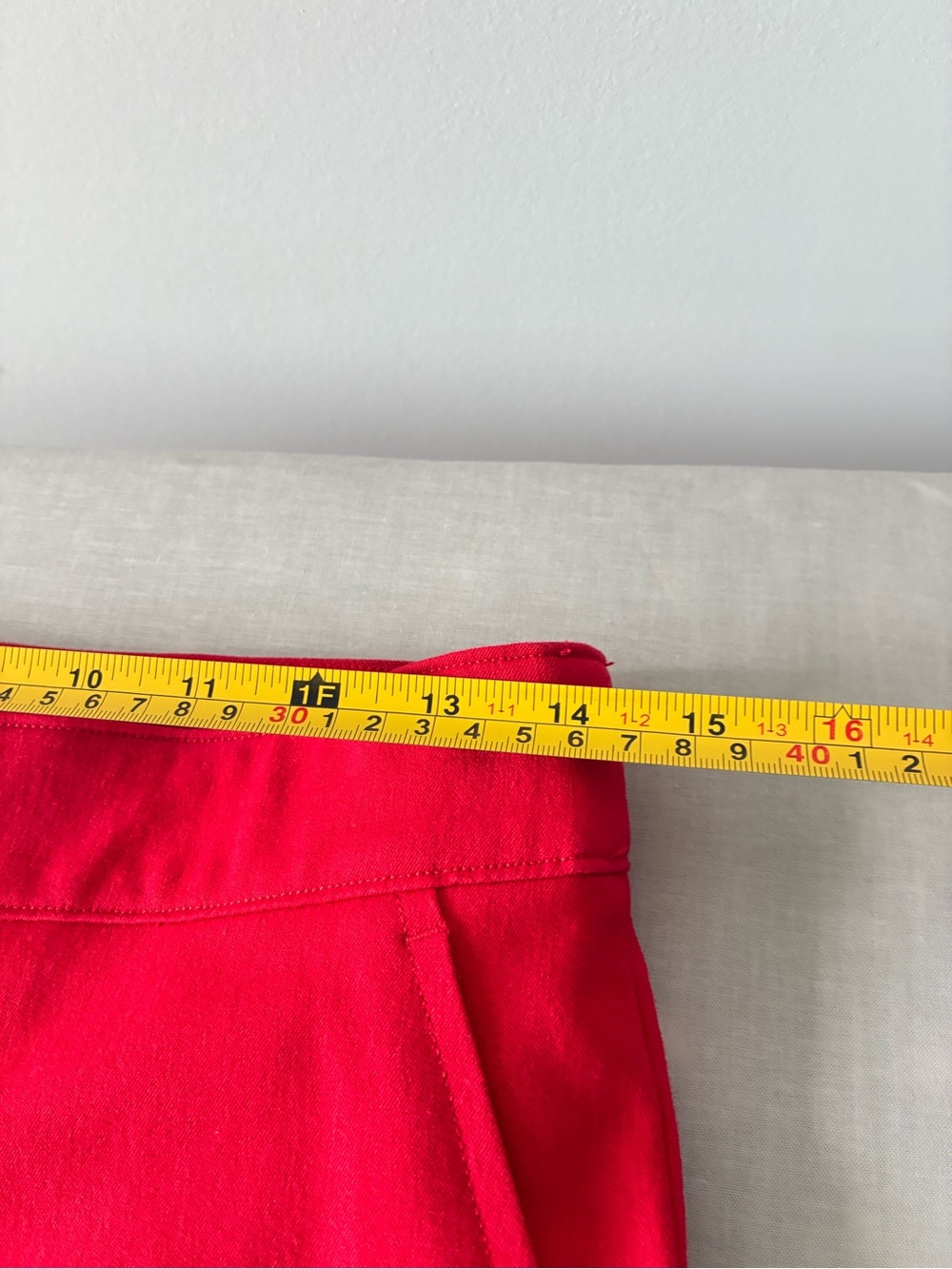 Spanx Women's Supersmooth Perfectfit Flare Red Pants - Picture 10 of 13